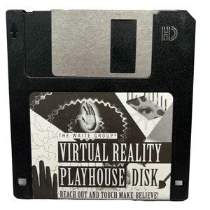 Virtual Reality Playhouse Disk Floppy Disk The Waite Group IBM PC 1992 Vintage